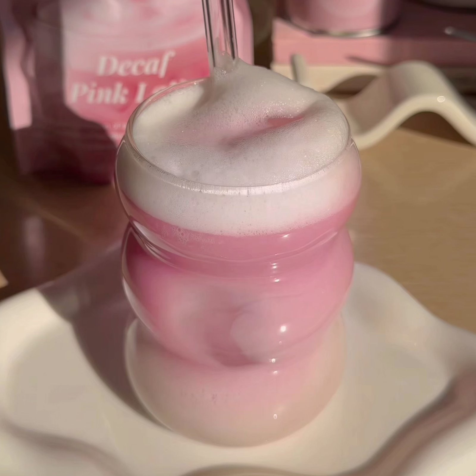 Decaf Pink Latte